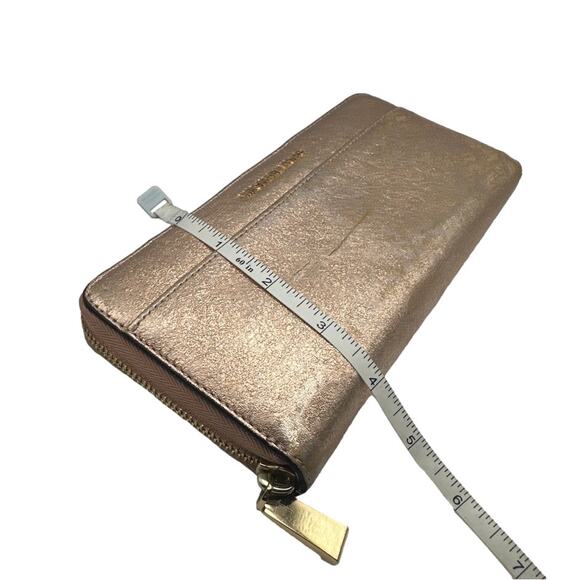 MICHAEL KORS Pink Glitter Zip Around Wallet - Picture 11 of 11